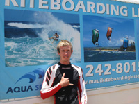 garfield-web-size-image IKO Certified Kiteboartding Instructor Maui Hawaii