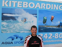 Garret Maui IKO Cerified Kiteboarding Instructor