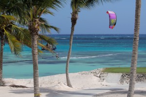 Kiteboarding with North